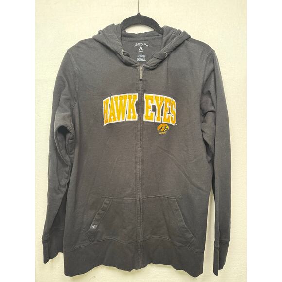Iowa Hawkeyes Full Zip Hooded Sweatshirt, Size XXL - Picture 1 of 5
